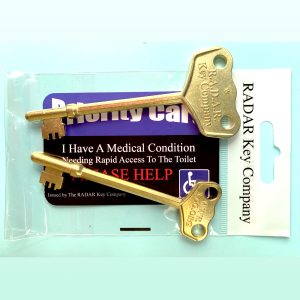 Radar disabled toilet keys